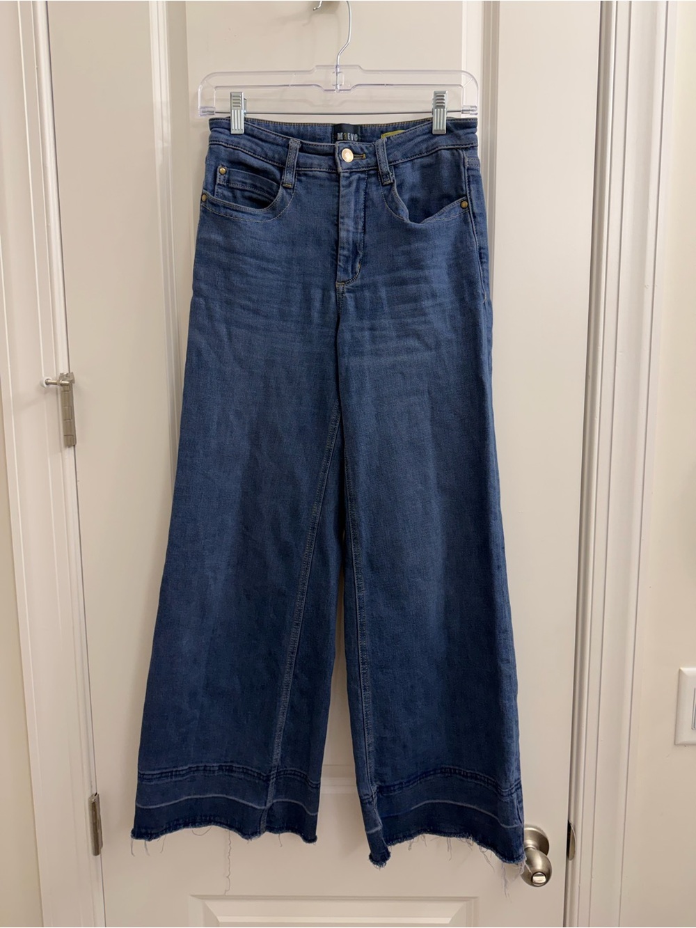 Anthropologie Dark Blue Wide-Leg Jeans